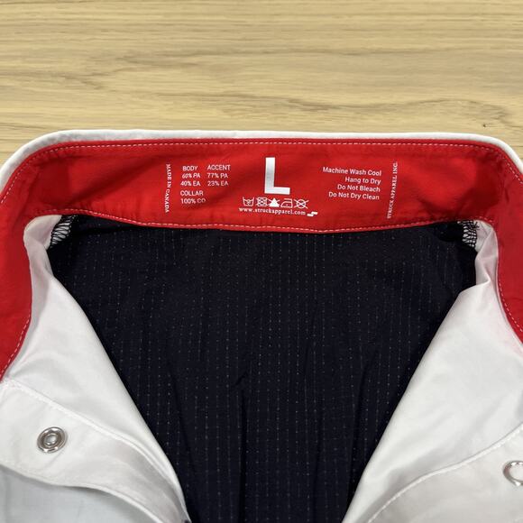 Struck Apparel Inc. Women’s Shirt Size Large Black And White - Picture 4 of 11